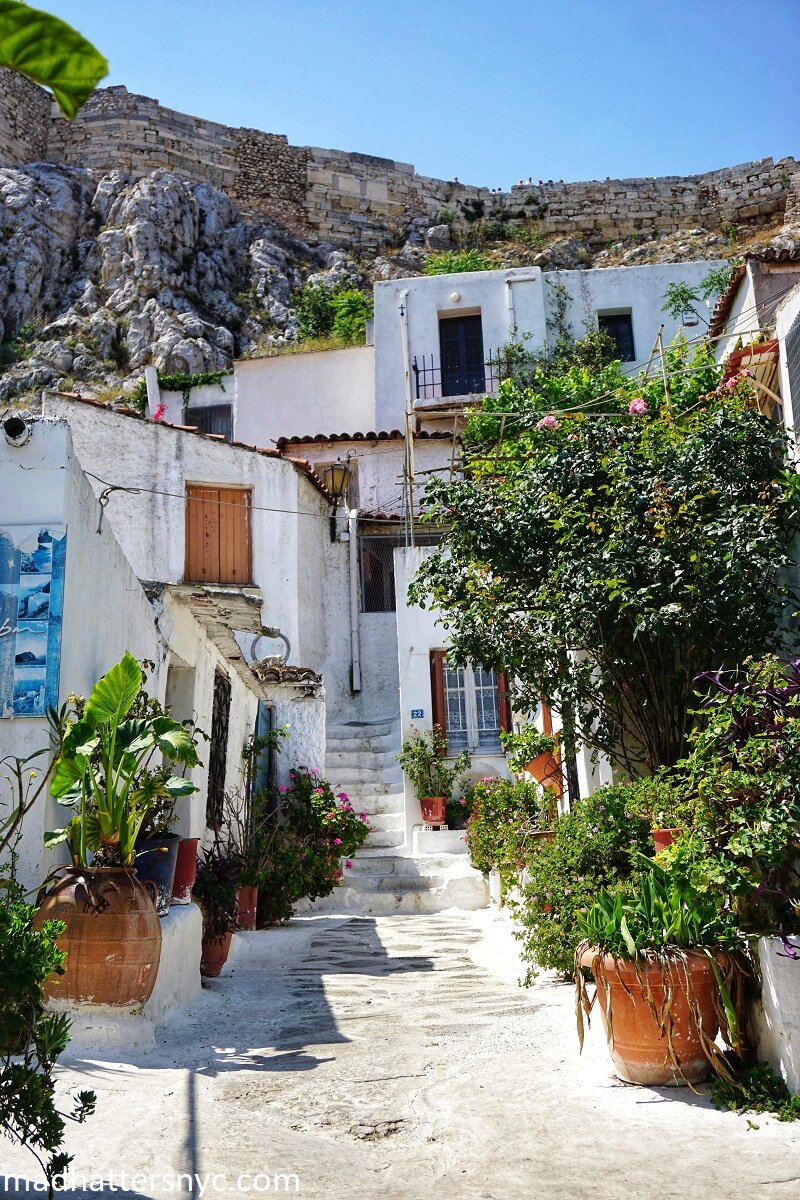 Services of language translation the. Postcard Perfection A Self Guided Walking Tour Of Athens Charming Plaka Neighborhood Mad Hatters Nyc