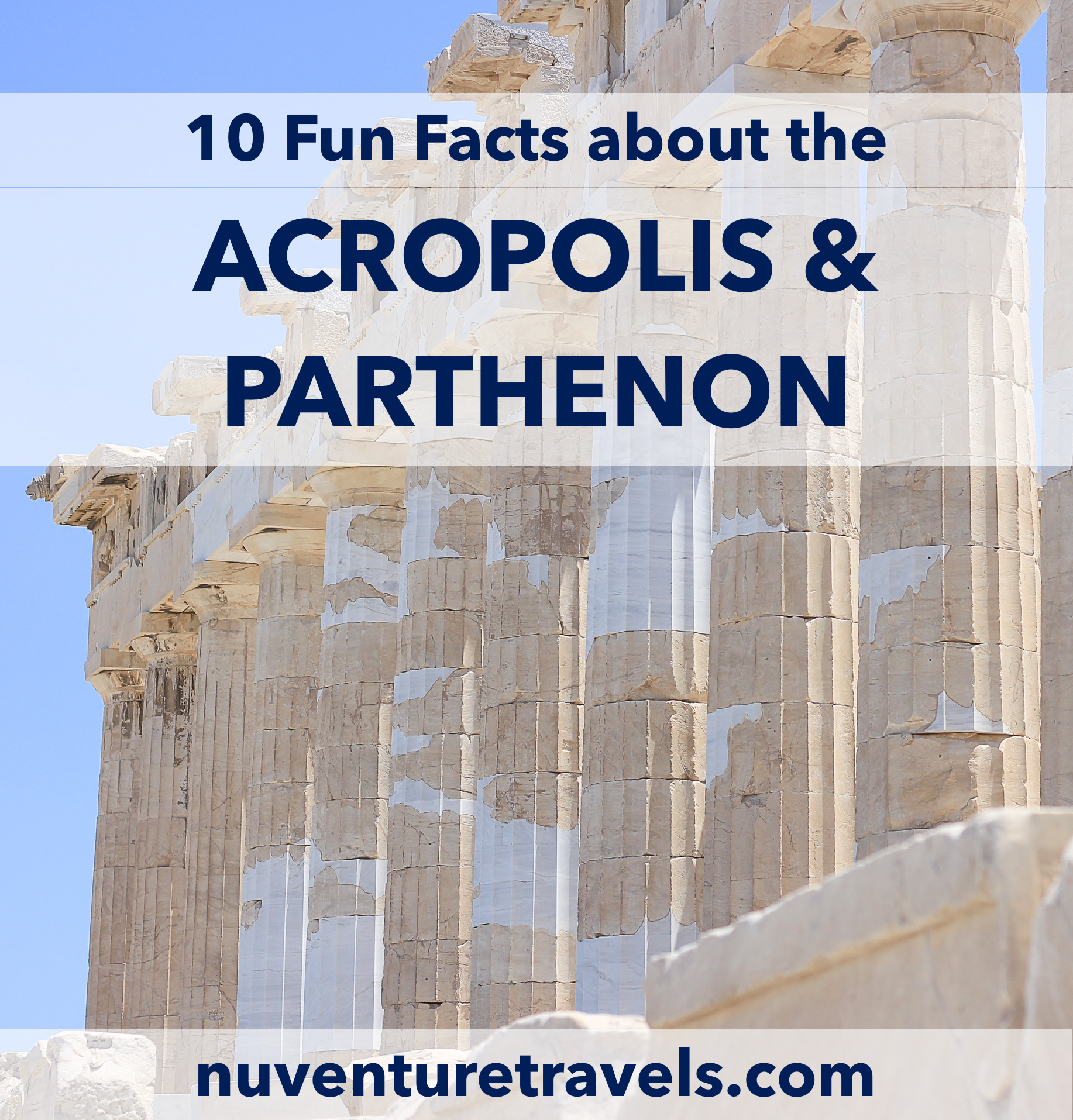 The acropolis entrance fee includes entry to the ancient citadel. 10 Fun Facts About The Acropolis Parthenon In Athens Greece Nuventure Travels