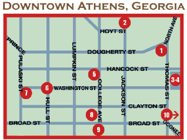 Virtual walking tour of athens, georgia. Tours Events Historic Athens Welcome Center