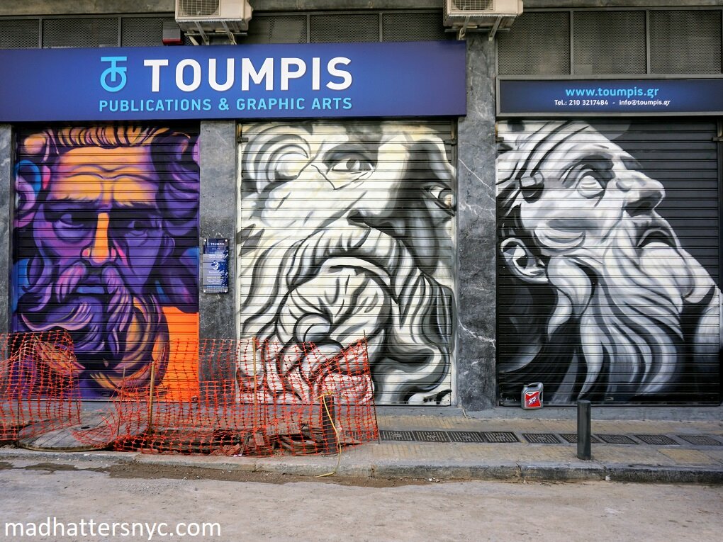 We stopped at the athens national gardens, saw the changing of the guards, and got an amazing view of the. Tag You Re It A Street Art Tour With Alternative Athens Mad Hatters Nyc
