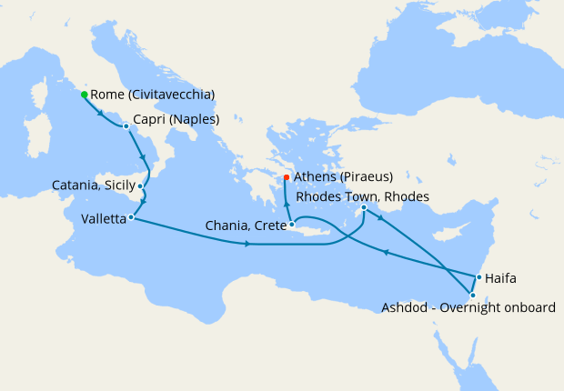 Cruise Athens To Malta&nbsp;Packages