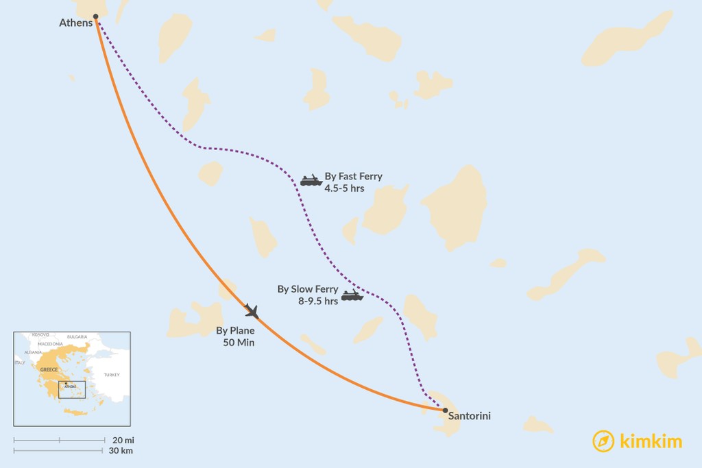 Amazing How To Travel From Athens To Santorini Greece&nbsp;Package