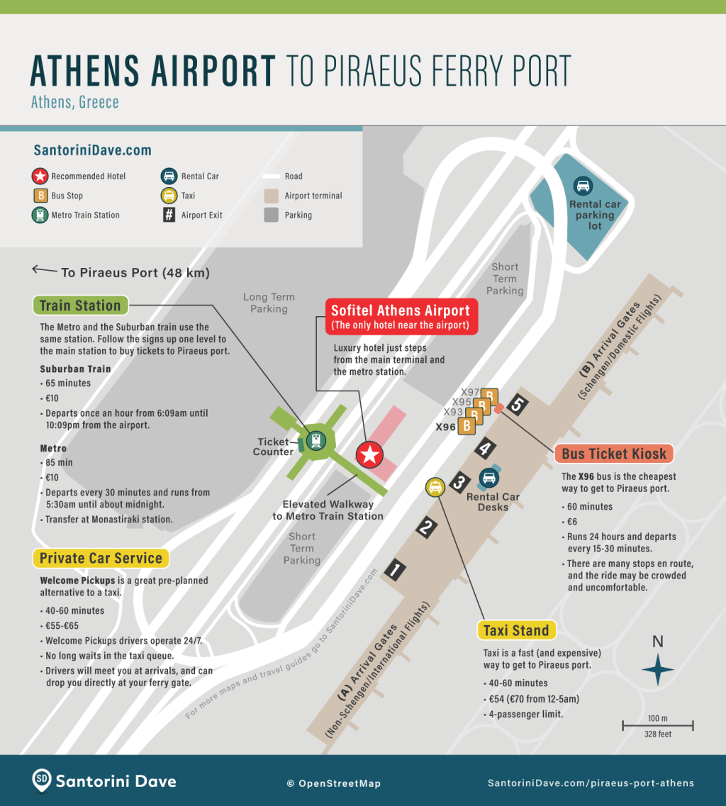 Athens Greece Attractions Map&nbsp;Package