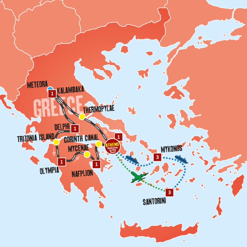 Greek Isle Tours From Athens&nbsp;Package