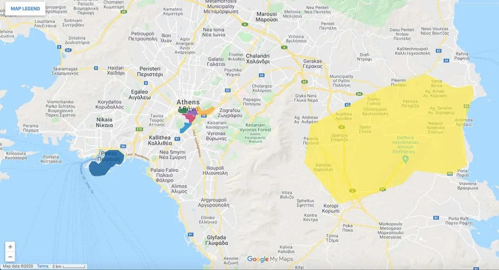 10+ Sightseeing Athens Tourist&nbsp;Map