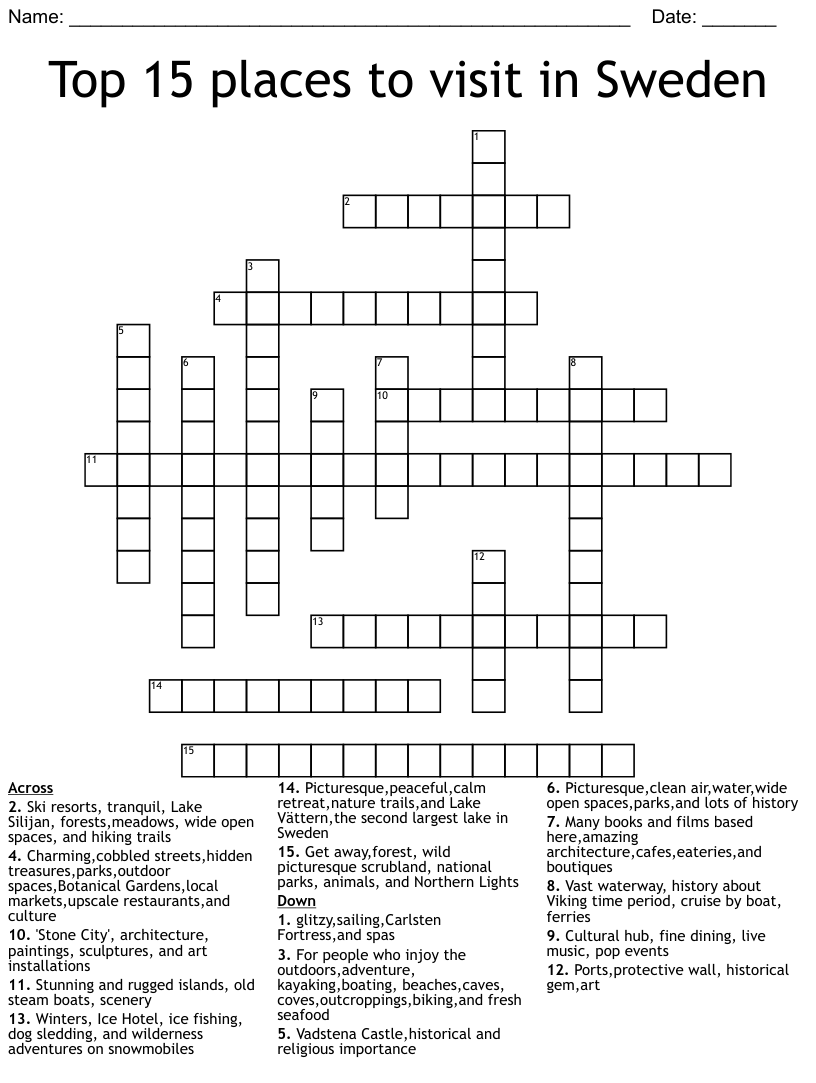 Amazing Tourist Shop In Athens Crossword Clue&nbsp;Packages