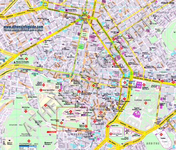 Exploring Athens Tourist Map&nbsp;Package