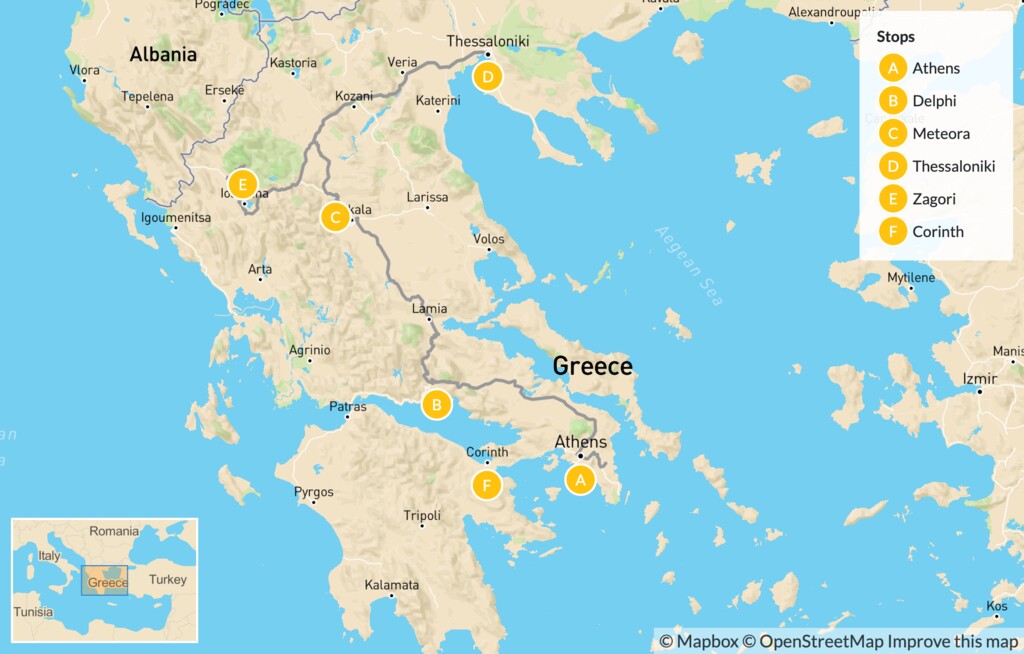 Exploring Athens To Meteora Road&nbsp;Trip