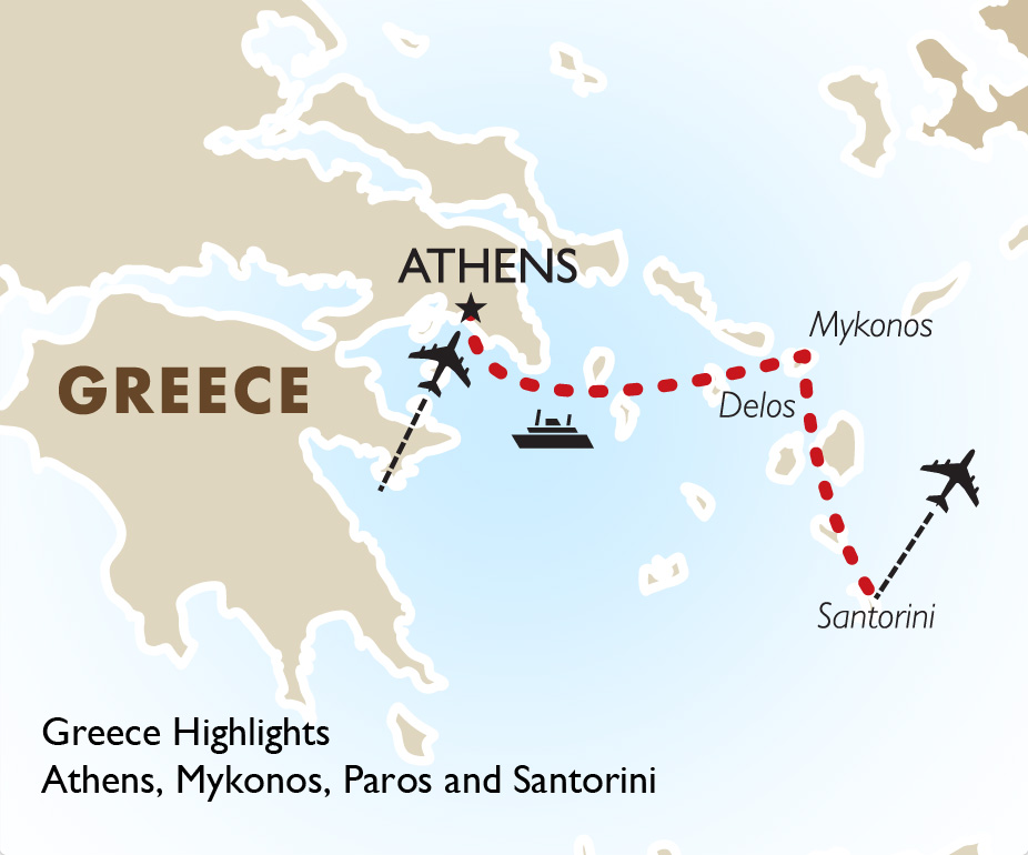 Greece Athens Mykonos Santorini&nbsp;Package