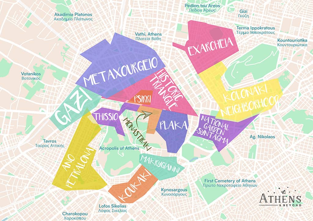 Best Athens Tourism Map&nbsp;Package